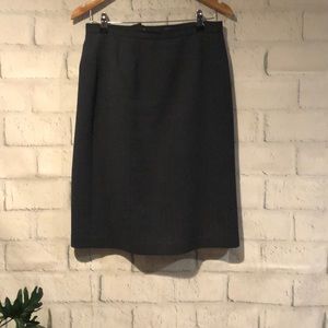 Women Aline skirt. Blue/gray tweed